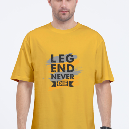 Legend Never Die Motivational T-Shirt – Bold Graphic Tee for Men - Image 6