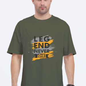 Legend Never Die Motivational T-Shirt – Bold Graphic Tee for Men - Image 7