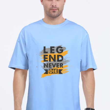 Legend Never Die Motivational T-Shirt – Bold Graphic Tee for Men - Image 1