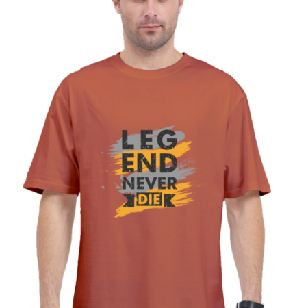 Legend Never Die Motivational T-Shirt – Bold Graphic Tee for Men - Image 3