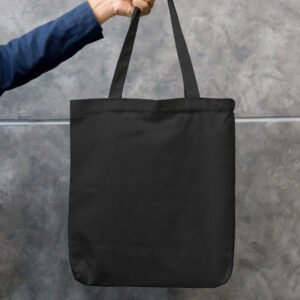 Premium 100% Cotton Canvas Tote Bag | Eco-Friendly & Double-Stitched | Long Handle - Image 5