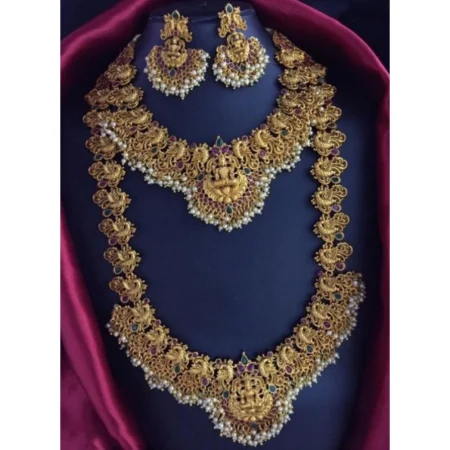 Generic Women's Elegent Combo Of Jewellery Set (Gold, Free Size) - Image 1