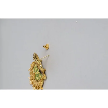 Generic Women's Rose Gold Plated Alloy Earrings (Gold) - Image 3